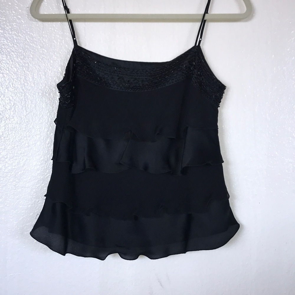 The Limited dressy silk top with beads size S